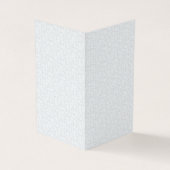 Light Gray Geometric Floral Pattern 名刺 (外部)