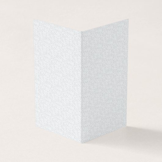 Light Gray Geometric Floral Pattern 名刺 (外部)