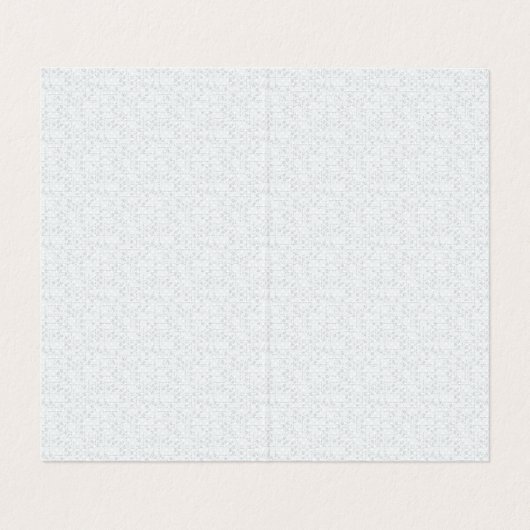 Light Gray Geometric Floral Pattern 名刺 (内部フラット)