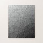 Light gray gradient geometric mesh pattern ジグソーパズル<br><div class="desc">Light gray gradient geometric mesh pattern Triangle Jigsaw Puzzle. 
Triangle geometric mesh with light dark modern ombre gradient.</div>