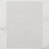Light gray linen texture Event Designer レターヘッド (裏面)