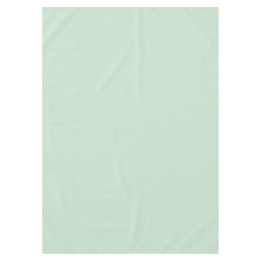 Light Green 100% Cotton Tablecloth - Rectangular  テーブルクロス (正面)