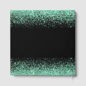 Light Green Dress Faux Glitter Sweet 16 Birthday ゲストブック (裏面)