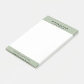 Light green Linen Fabric Texture ポストイット (アングル)