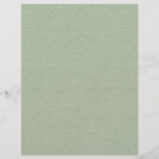 Light green Linen Fabric Texture レターヘッド (裏面)
