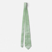 Light Green Watercolor Custom Necktie ネクタイ (裏面)
