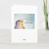 Light Greeting Cardの展開 カード (裏面)