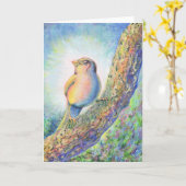 Light Greeting Cardの展開 カード (黄色い花)