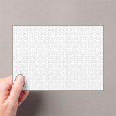 Light Grey Geometric Tile Pattern アクリル招待状 (インサイチュ (ポータブル))