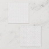 Light Grey Geometric Tile Pattern エンクロージャーカード (正面/裏面)