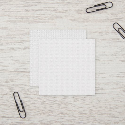 Light Grey Geometric Tile Pattern スクエア名刺 (正面/裏面インサイチュ)