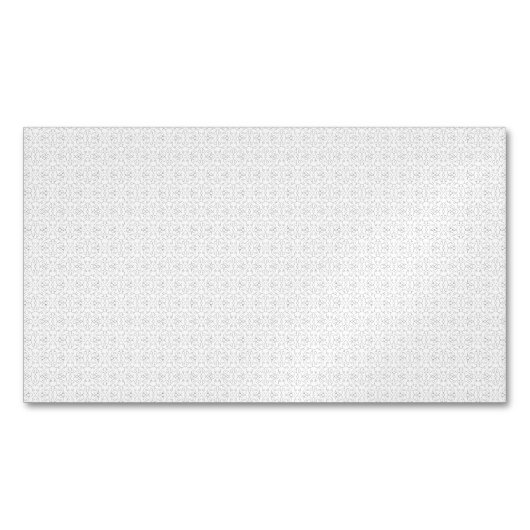 Light Grey Geometric Tile Pattern マグネット名刺 (正面)