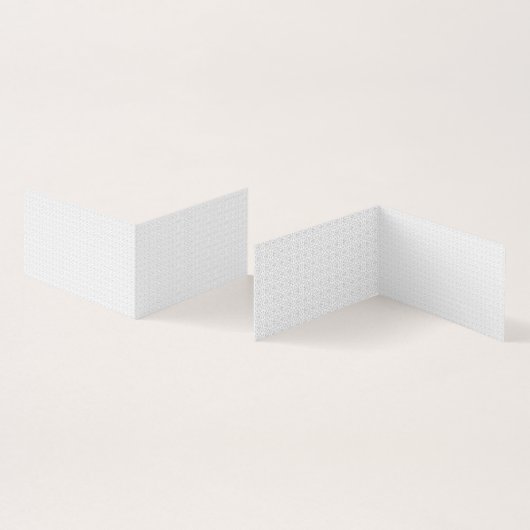 Light Grey Geometric Tile Pattern 名刺 (内部&外部)