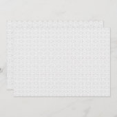 Light Grey Geometric Tile Pattern 案内状 (正面/裏面)