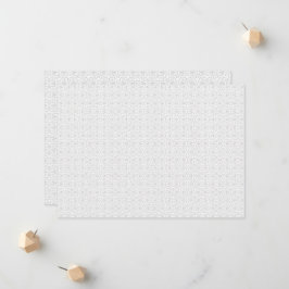 Light Grey Geometric Tile Pattern 案内状