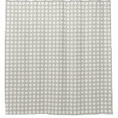 Light Grey Marshmallow Pattern Shower Curtain シャワーカーテン (正面)