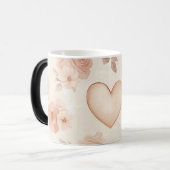 Light Hearts Pattern Valentines モーフィングマグカップ (正面左)