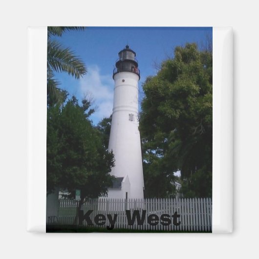 light house_keywest、鍵西 マグネット (正面)