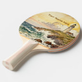Light House on a Hill, Over Looking the Waves 卓球ラケット (正面アングル)