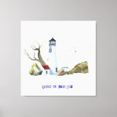 Light house painting キャンバスプリント (正面)