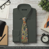 Light Impressionist Floral Necktie ネクタイ