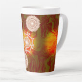 Light in my heart カフェラテマグ (右アングル)