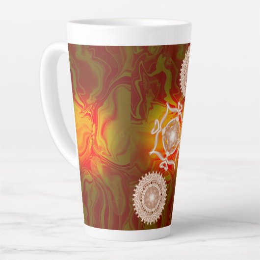 Light in my heart カフェラテマグ (左アングル)