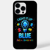 Light It Up Blue Autistic Autism Awareness Case-Mate iPhoneケース (裏面)