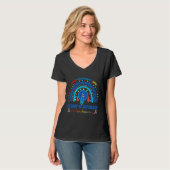 Light It Up Blue Light Bulb Autism Awareness Puzzl Tシャツ (正面フル)