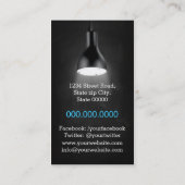 Light / lamp Generic Business card 名刺 (裏面)