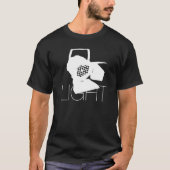 Light  Lighting Technology Motif With Spotlight Tシャツ (正面)
