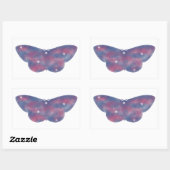 Light Moth Starscapeステッカー 長方形シール (シート)