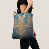 Light Moves Through Every Soul Tote Bag – Celestia トートバッグ (クローズアップ)