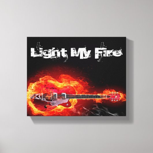 Light My Fire キャンバスプリント (正面)