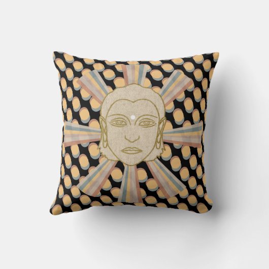 Light of Asiaの仏像 クッション (裏面)