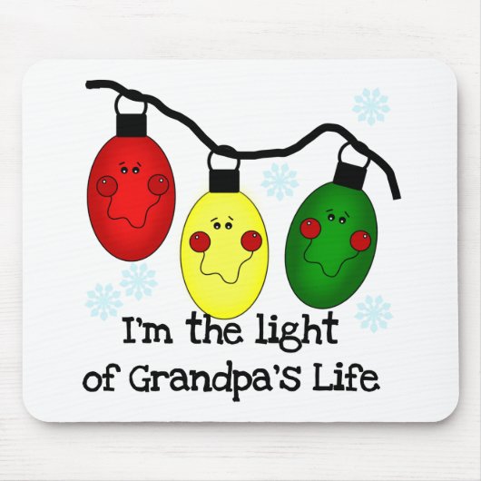 Light of Grandpa's Life Holiday Tシャツとギフト マウスパッド (正面)