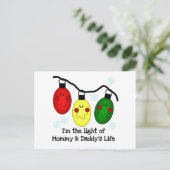 Light of Mommy and Daddy's Life T-shirts and Gift ポストカード (スタンド正面)