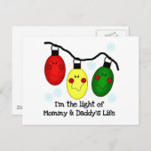 Light of Mommy and Daddy's Life T-shirts and Gift ポストカード (正面/裏面)
