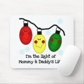 Light of Mommy and Daddy's Life T-shirts and Gift マウスパッド (マウス)