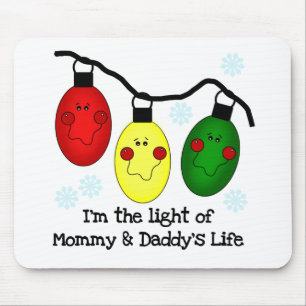 Light of Mommy and Daddy's Life T-shirts and Gift マウスパッド