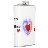 Light Of My Life 8oz Vinyl 包まれた Flask フラスク (右)