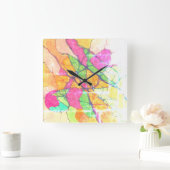 Light of the room スクエア壁時計 (ホーム)