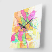 Light of the room スクエア壁時計 (傾斜)