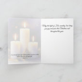 Light of the World Christmas Greeting Card シーズンカード (内部)