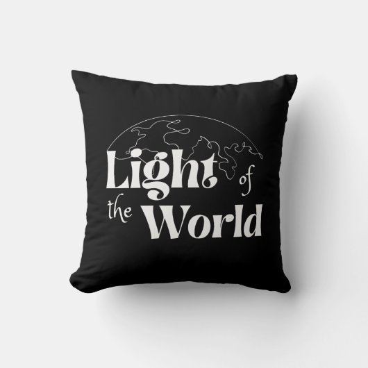 Light of the World Inspirational Christmas クッション (正面)
