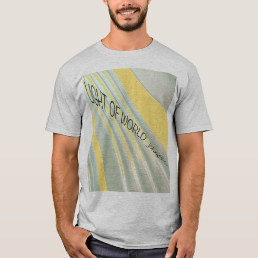 Light of World John 8:12 Bible verse sunny bright Tシャツ (正面)