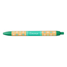 Light Orange Boho Retro Pattern Pen