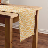 Light Orange Stained Galass Pattern Table Runner ロングテーブルランナー (インサイチュ)