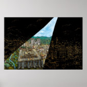 Light over the Temple, Jonathan Kis-Lev Poster ポスター (正面)