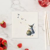 Light Paper Napkins — Mouse Wizard スタンダードカクテルナプキン (インサイチュ)